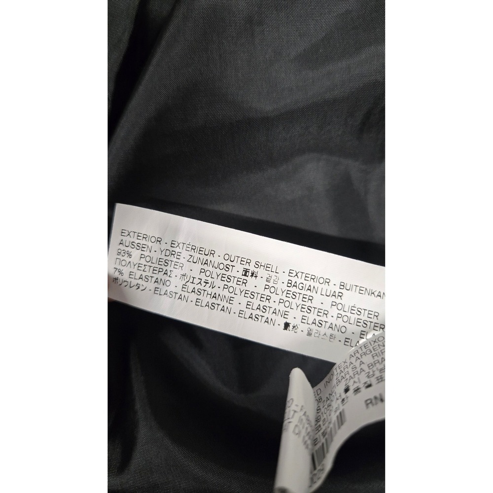 Zara Basic Bomber Jacket Full Zip Lightweight Poc… - image 4